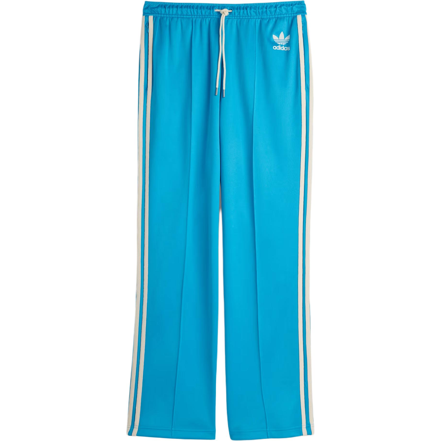 Adidas Flocked Trefoil Logo Track Pants Adidas Originals, Голубой — фото 2