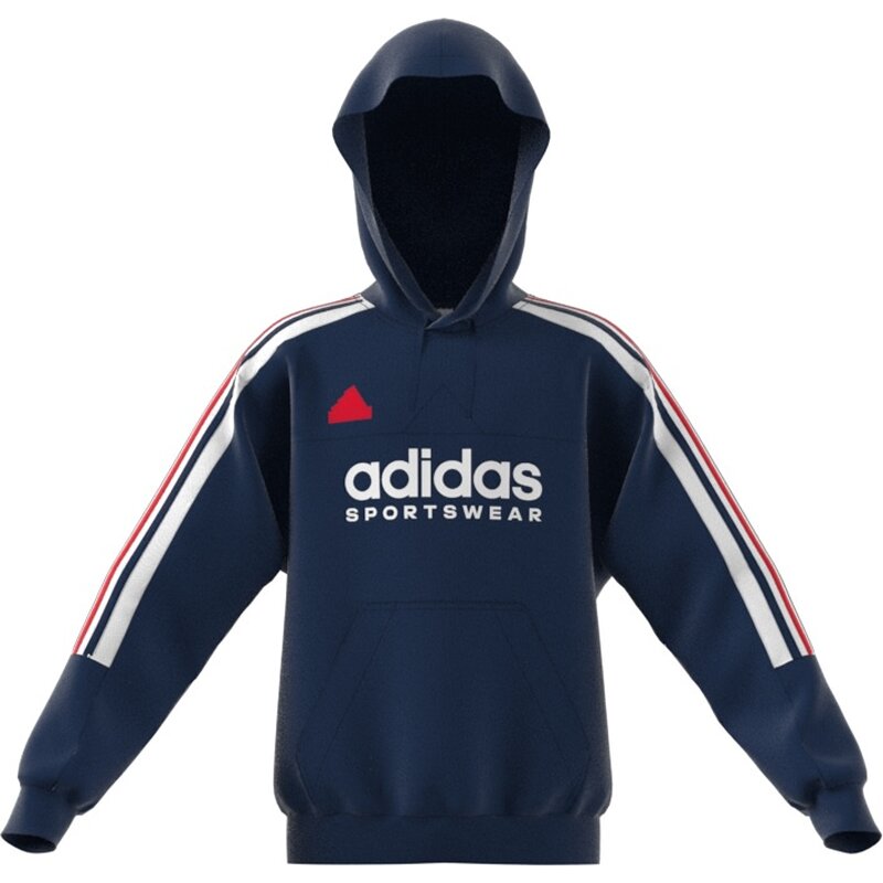 

Толстовка с капюшоном Tiro Nations Pack Kids Adidas, мультиколор