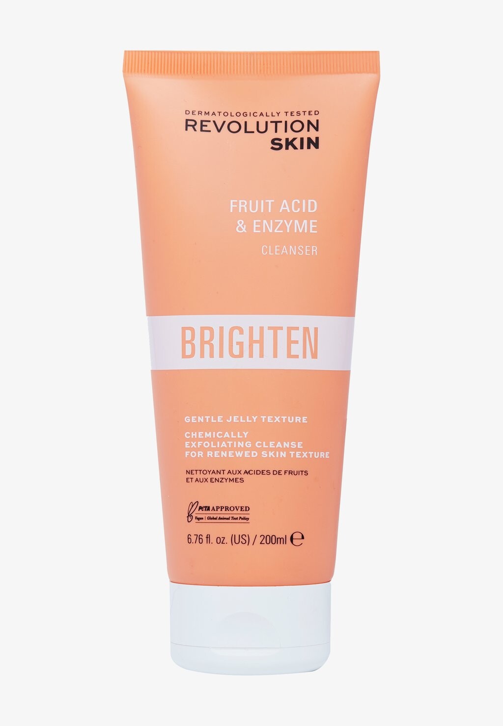 

Очищающее средство Revolution Skincare Fruit Acid And Enzyme Cleanser Revolution Skincare, белый