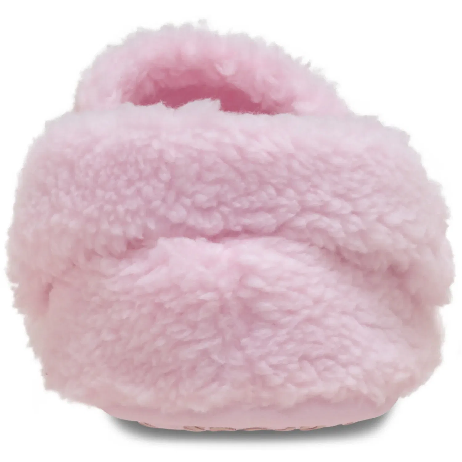 Детские тапочки-клоги с искусственным мехом Crocs, Pink — фото 2