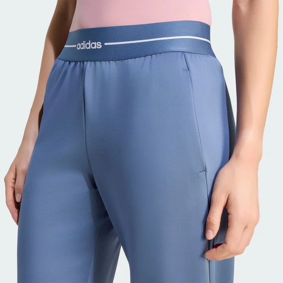 Спортивные штаны с зауженным кроем Hyperglam Barrel adidas, Синий — фото 4
