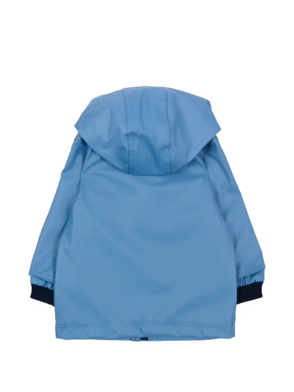 Куртка с капюшоном на липучках Petit Bateau, синий — фото 2
