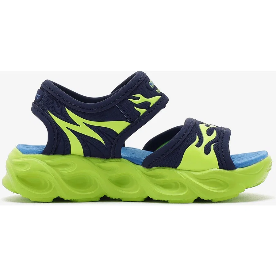 Детские сандалии с подсветкой Thermo Splash Heat Tide Skechers, Синий — фото 3