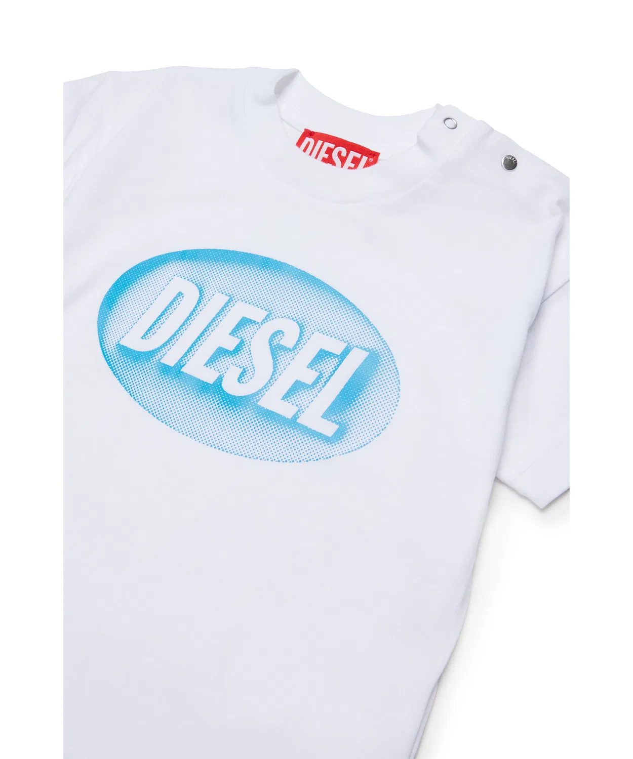 Детская футболка с принтом Baby TDSELB DIESEL, Белый — фото 3