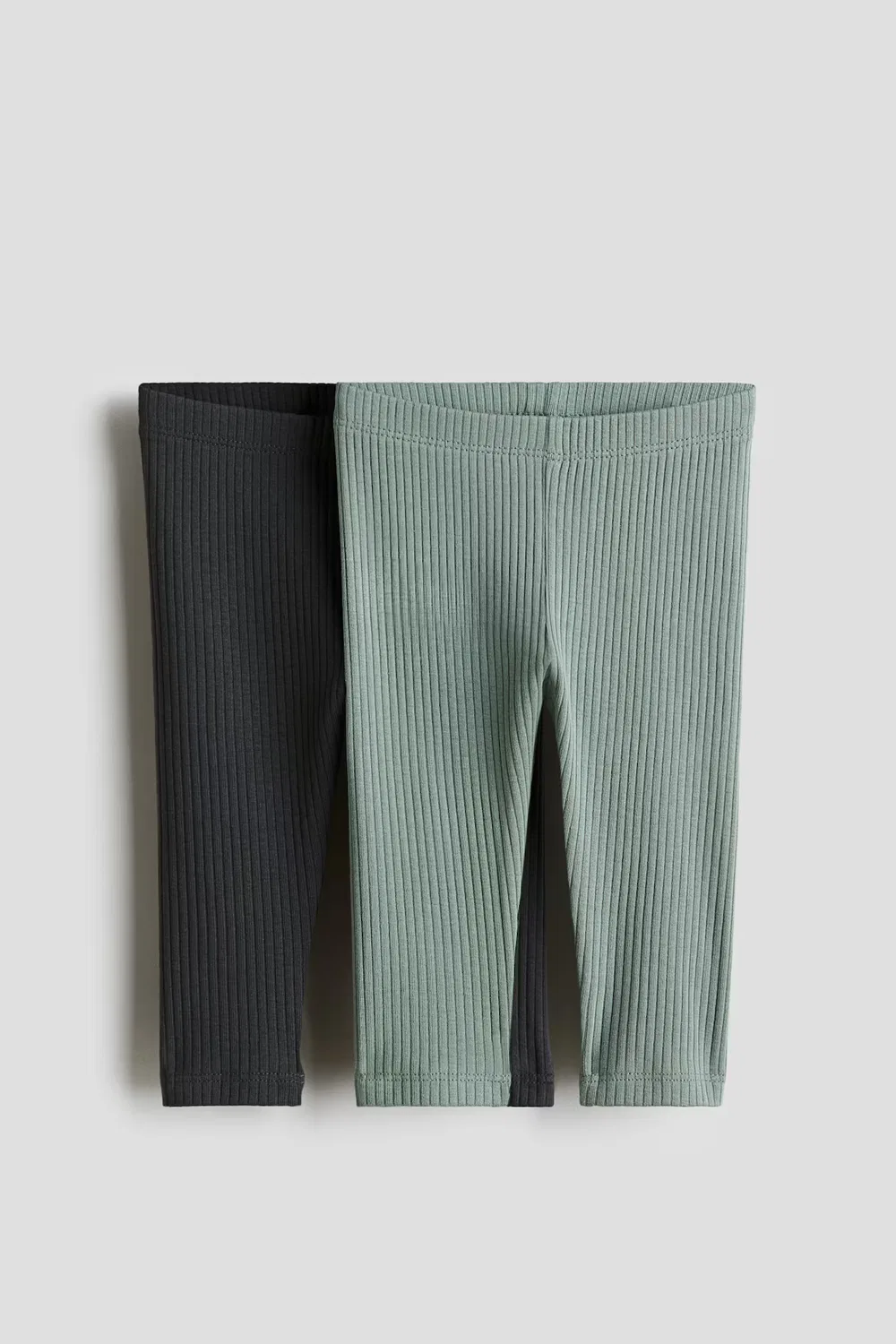 Комплект из 2 леггинсов H&M, Hellgrün/Dunkelgrau