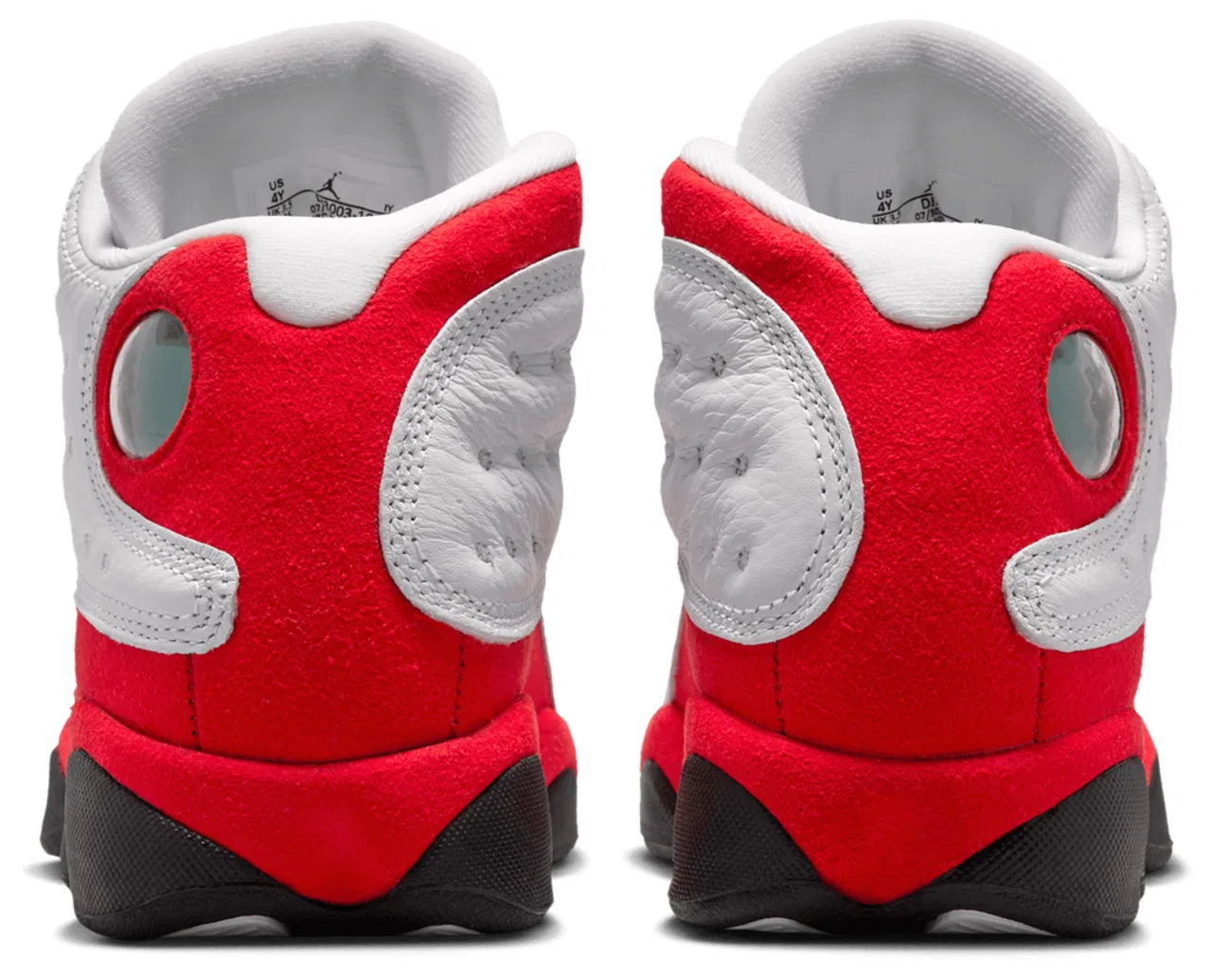 Кроссовки для мальчиков Jordan Retro 13, цвет White/True Red/Black — фото 3