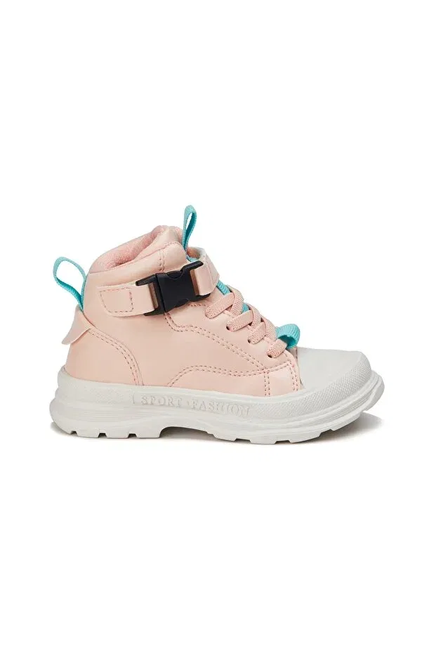 Детские туфли для девочек на шнуровке Vicco, Pink — фото 2