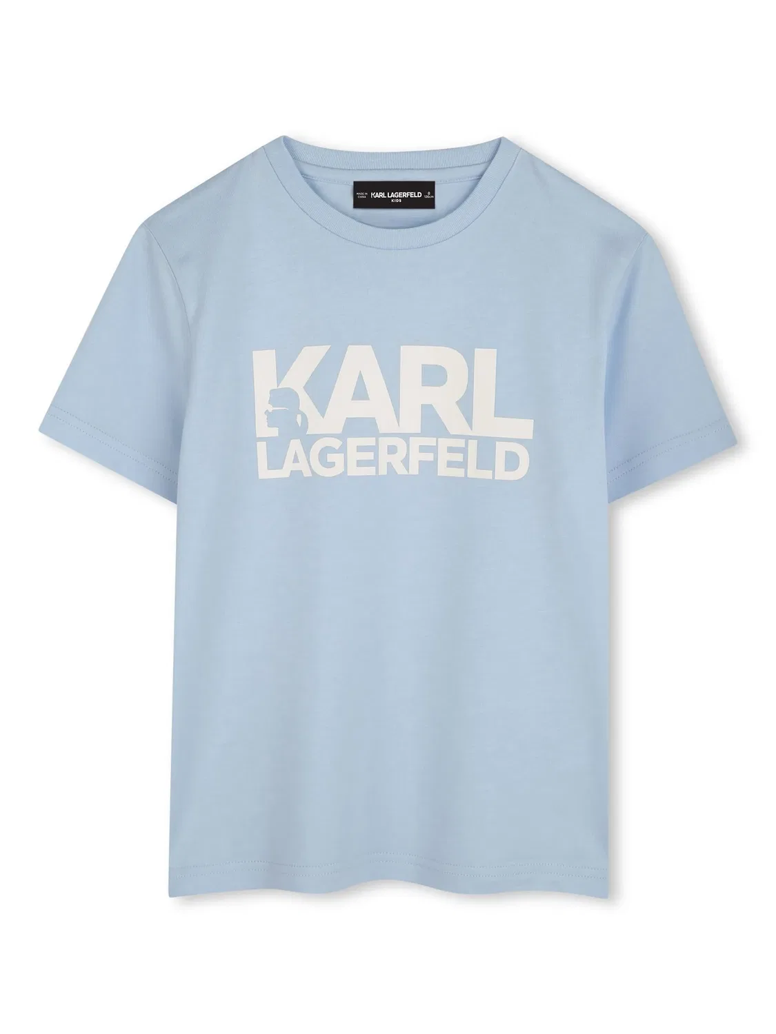 Футболка с логотипом Karl Lagerfeld, светло-голубой