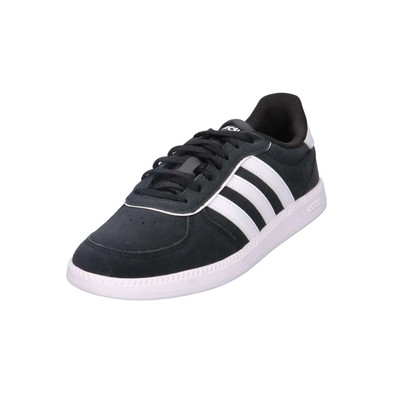 Детские кроссовки для девочек с замшевым верхом BREAKNET SLEEK J Adidas, Schwarz / Weiss / Schwarz — фото 4