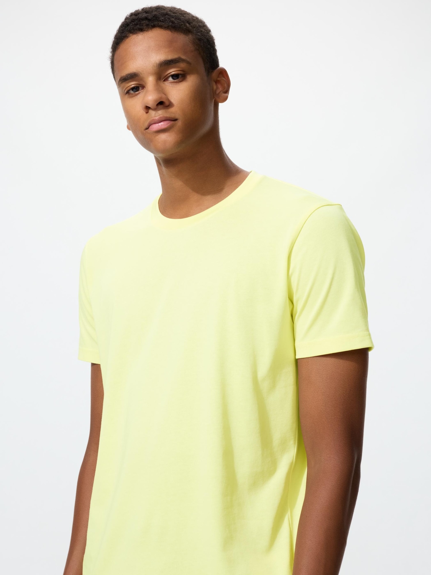 Футболка Uniqlo DRY Colour Crew Neck Unisex, 43 желтый — фото 2