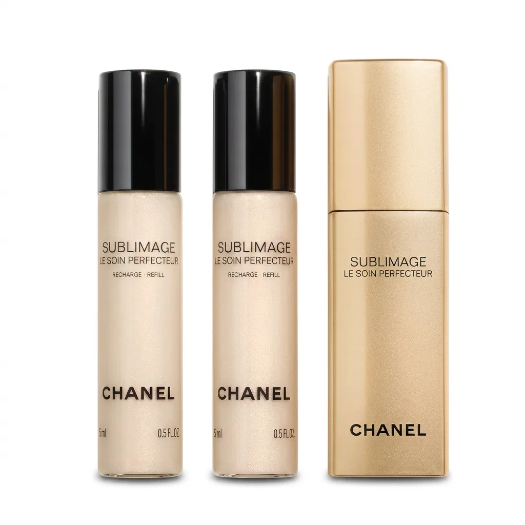 Женская праймер-основа под макияж с эффектом сияния, Luxury Style Essence Primer 3X 15ml, CHANEL, Бежевый