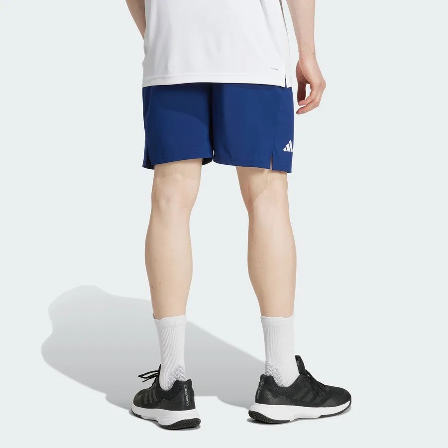 Шорты спортивные с принтом Club Tennis Climacool Stretch Woven Shorts adidas, Темно-синий — фото 2