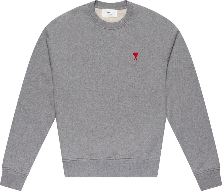 

Толстовка Ami Small Logo Sweatshirt 'Heather Grey', серый