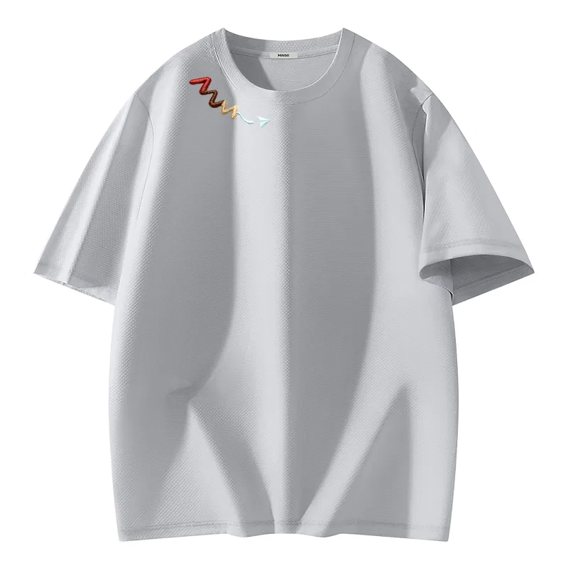 Детская футболка с защитой от солнца MINISO, Light Gray (Ma Fei Xiang Dream Front Neck)