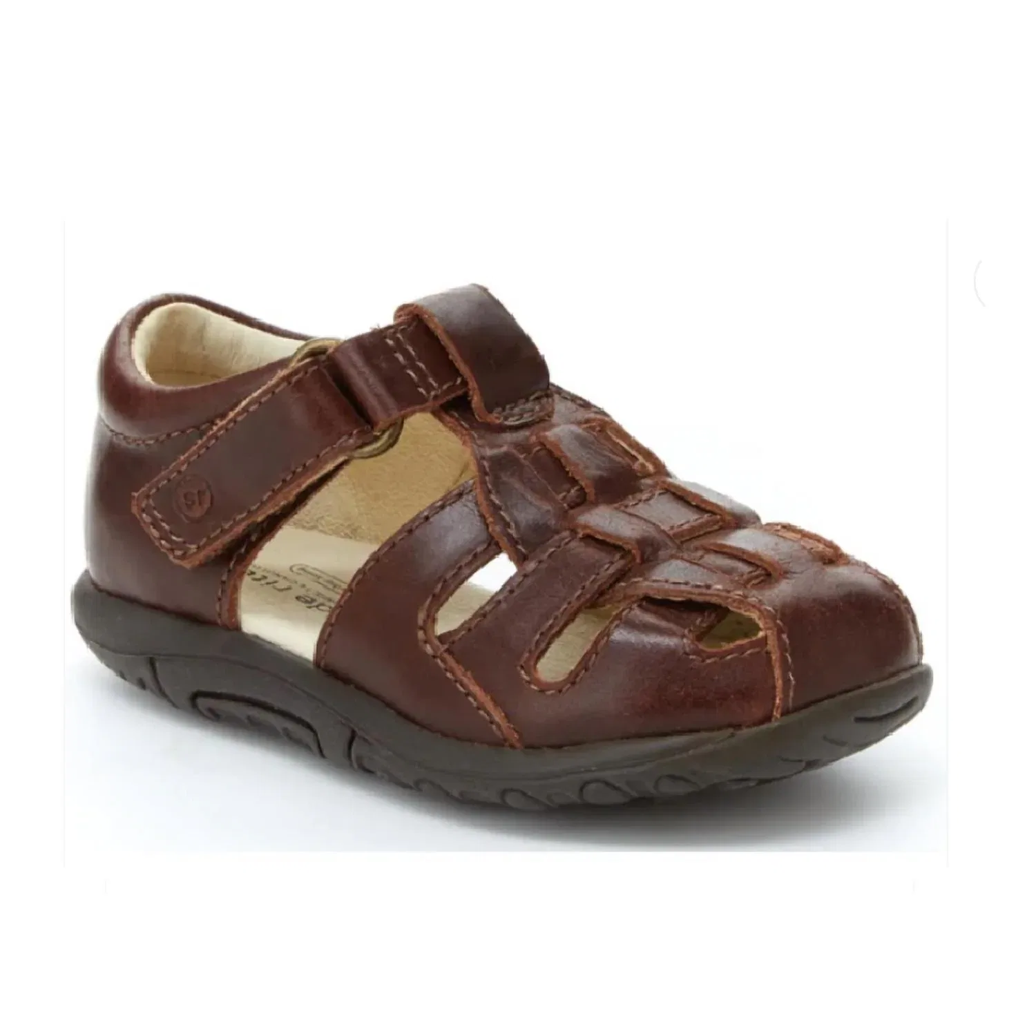 Детские сандалии для мальчиков с закрытым мыском Harper Sandal Stride Rite, коричневый