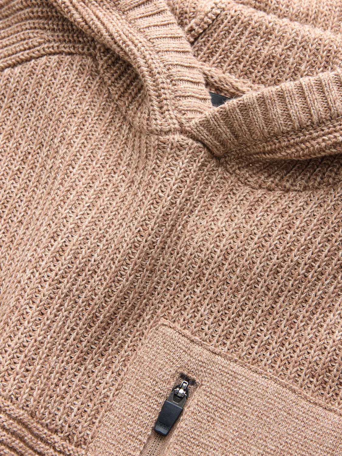 Худи утилитарное вязаное, модель Utility Knitted Hoodie Next, цвет Tan Brown — фото 3