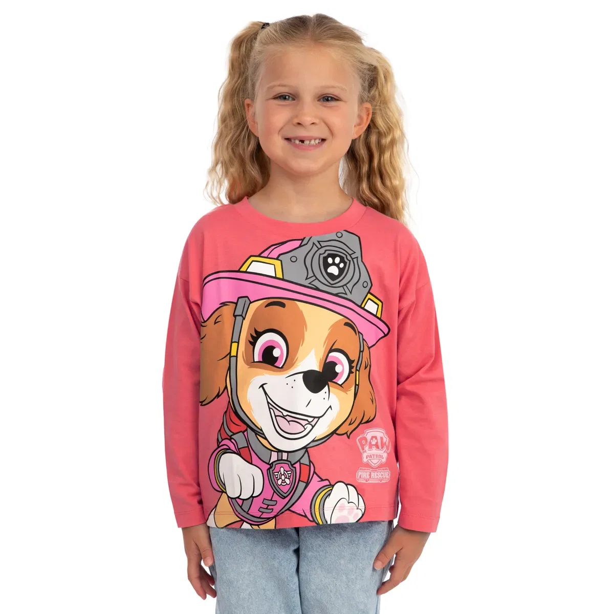 Детская футболка с длинным рукавом Skye Paw Patrol, Pink — фото 2