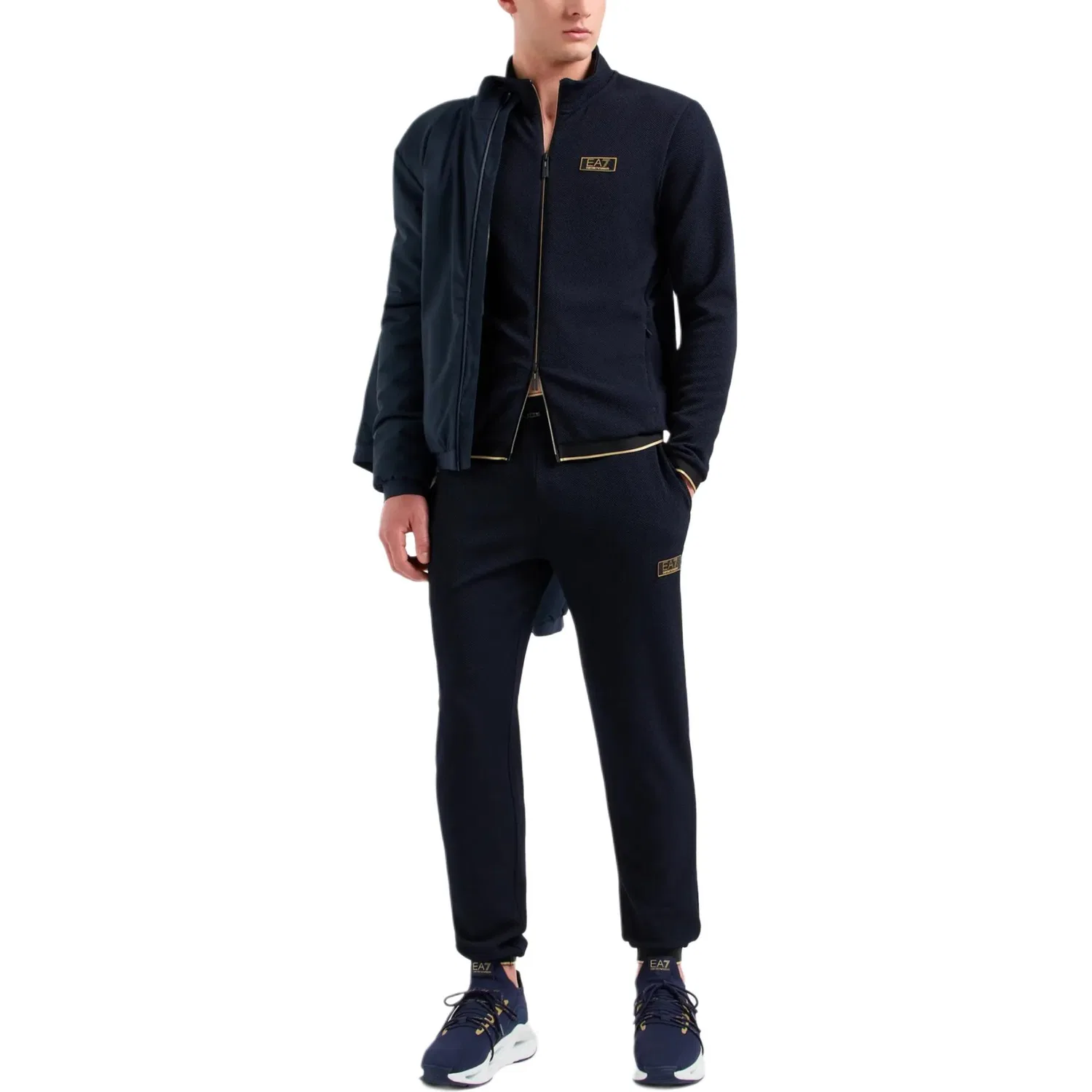 Мужские повседневные брюки EMPORIO ARMANI, Navy Blue — фото 3