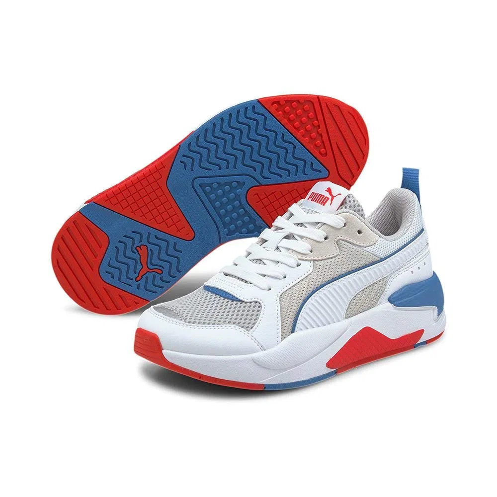 Детские кроссовки для мальчиков с шнуровкой X-Ray Jr PUMA, Bianco