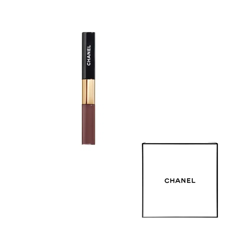 Женский двусторонний блеск для губ с эффектом глянца, 4.5 мл + 3.5 мл, CHANEL, #194 - INTENSE NUDE