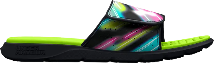 

Сандалии Under Armour Ignite Pro Graphic Strap Slide Holographic, черный