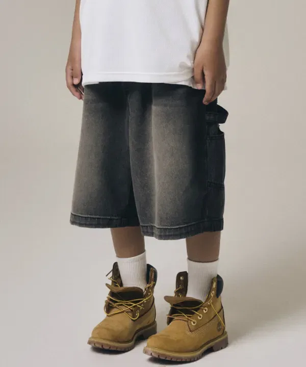 Шорты карго свободные Giant Fit, Takeasy Kids, черный — фото 3