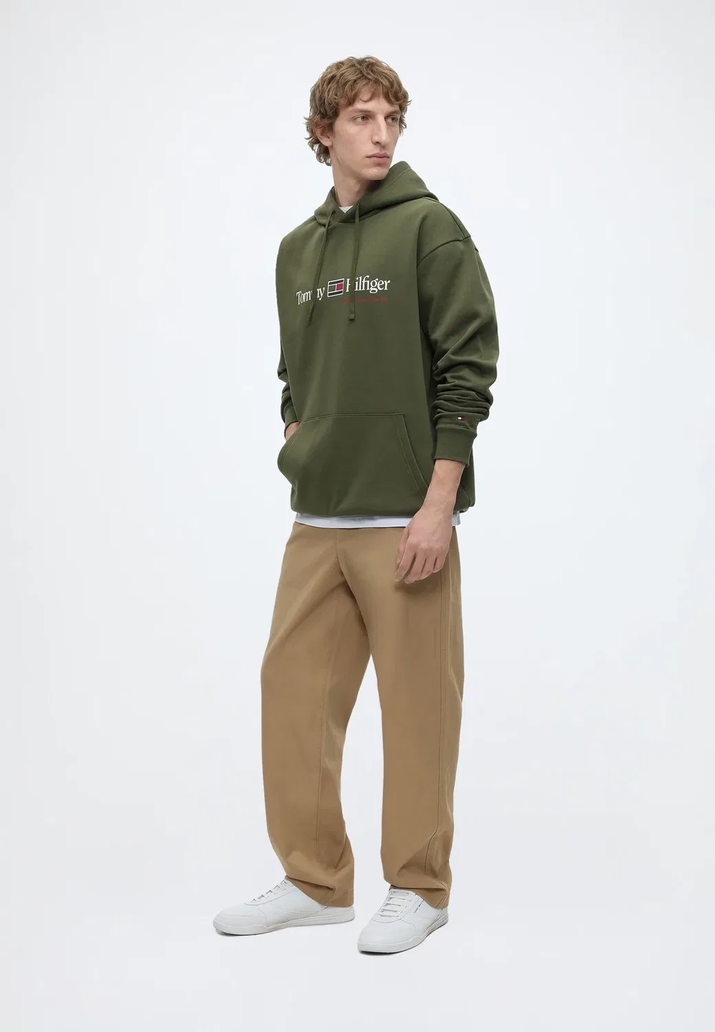 Худи с графическим принтом Tommy Hilfiger, Huntsman Green — фото 2