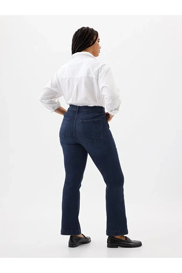 Женские джинсы скинни Gap, Navy Blue-000 — фото 2