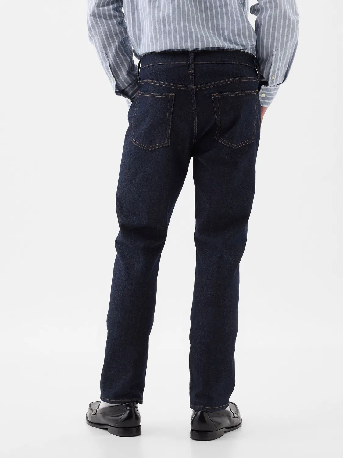 Джинсы Slim Fit, Comfort Stretch Gap, синие — фото 2