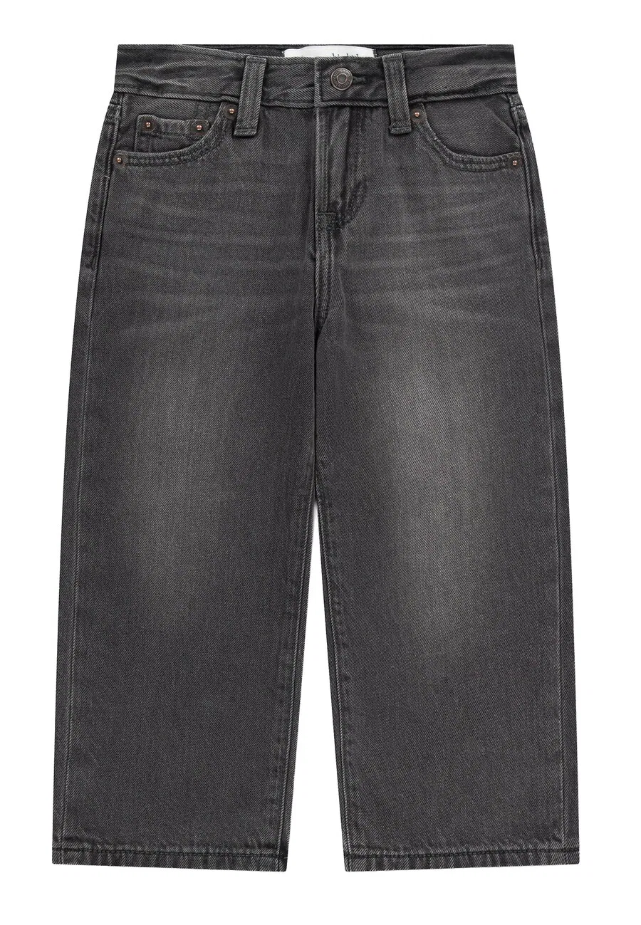 Свободные джинсы Abercrombie & Fitch темно-серого цвета