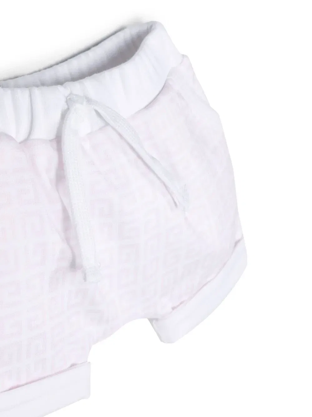 Комплект из шортов, платка и футболки с логотипом 4G Givenchy Kids, белый — фото 3