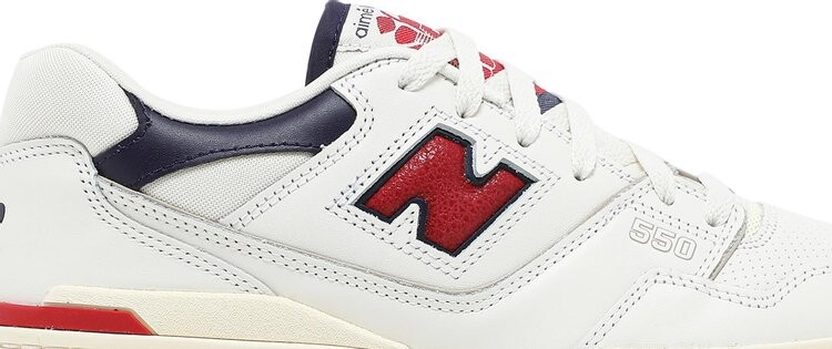 Кроссовки New Balance Aimé Leon Dore x 550 'Red Navy', красный — фото 3