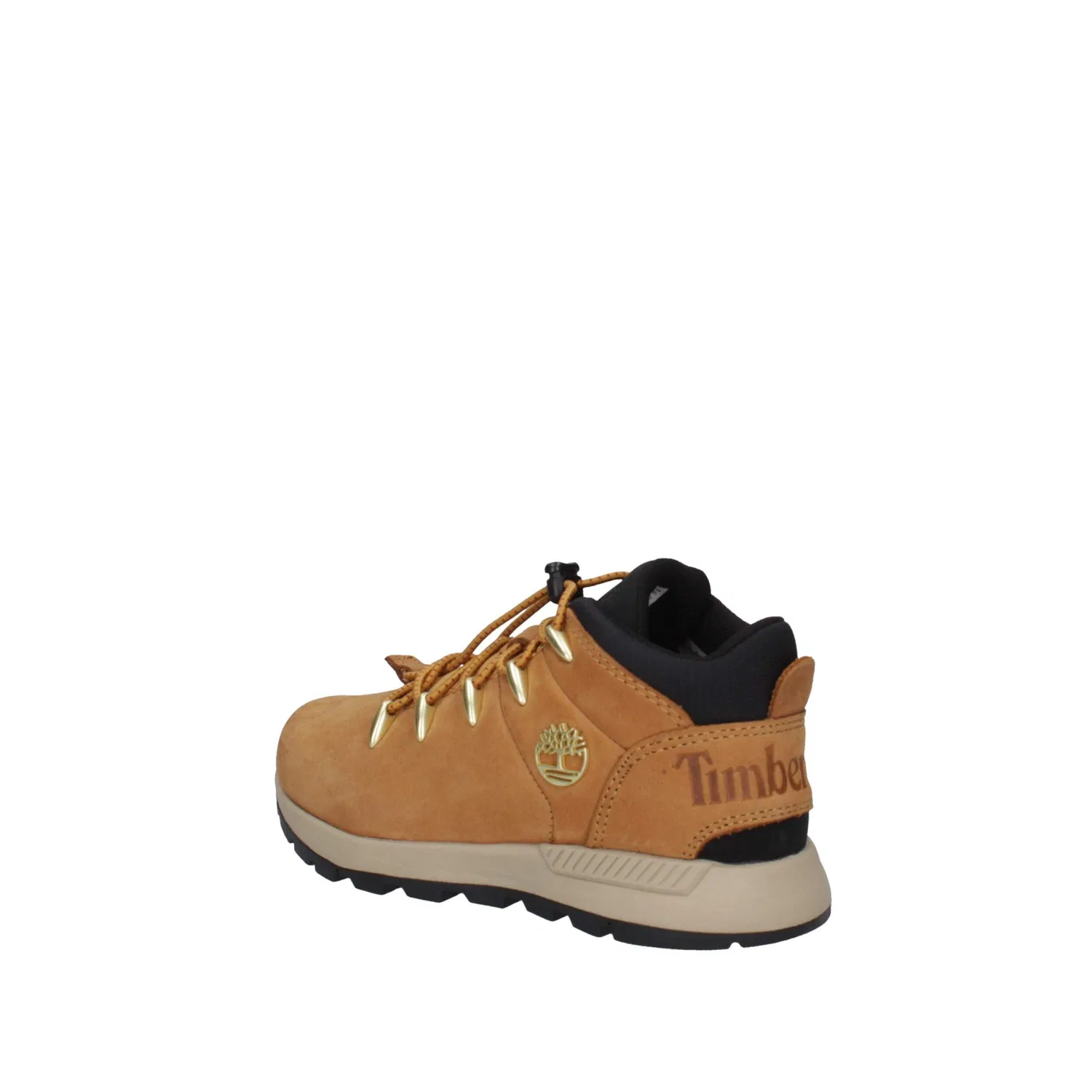 Детские ботинки для мальчиков походные Sprint Trekker Mid Timberland, Black Camel — фото 2