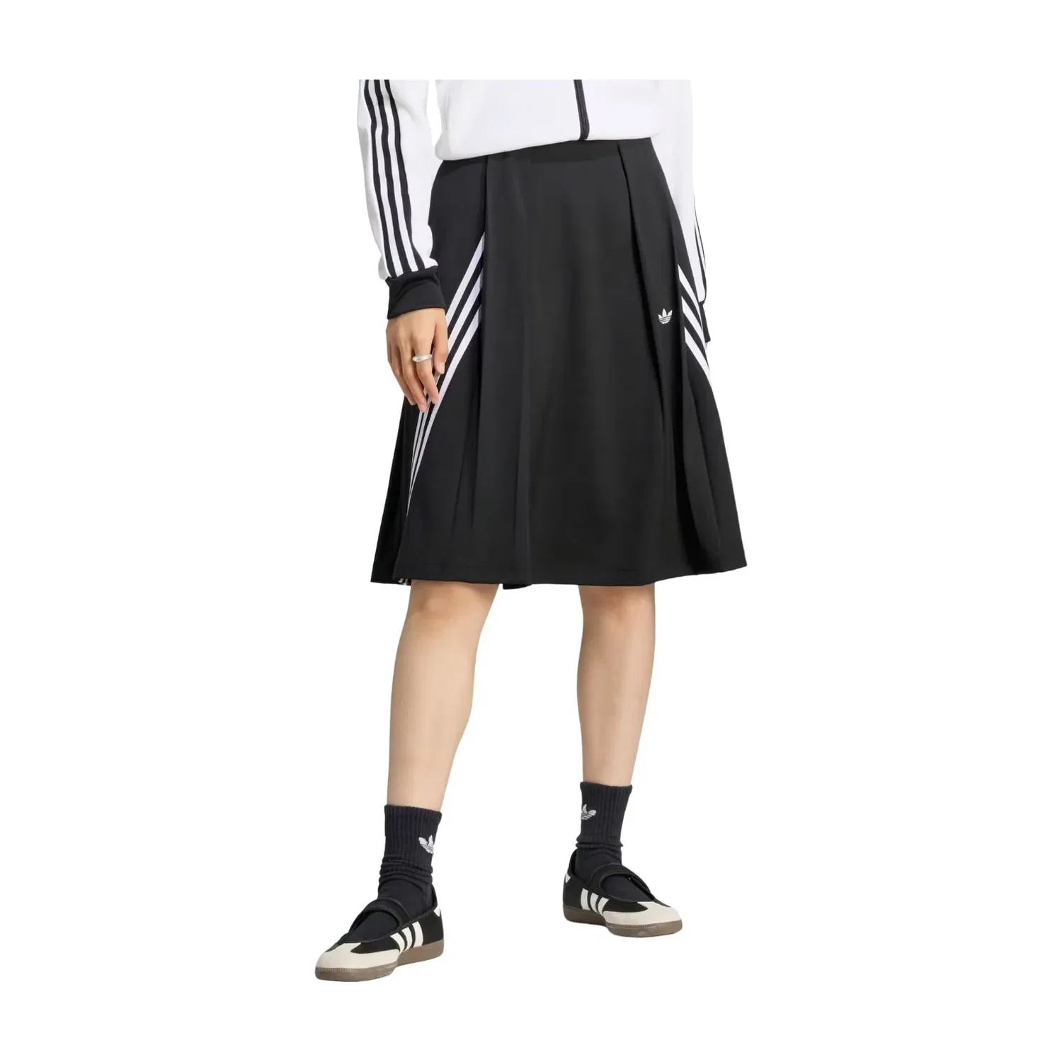 Женская юбка 3S Deluxe Skirt Asia Sizing 'Black' adidas, черный — фото 3