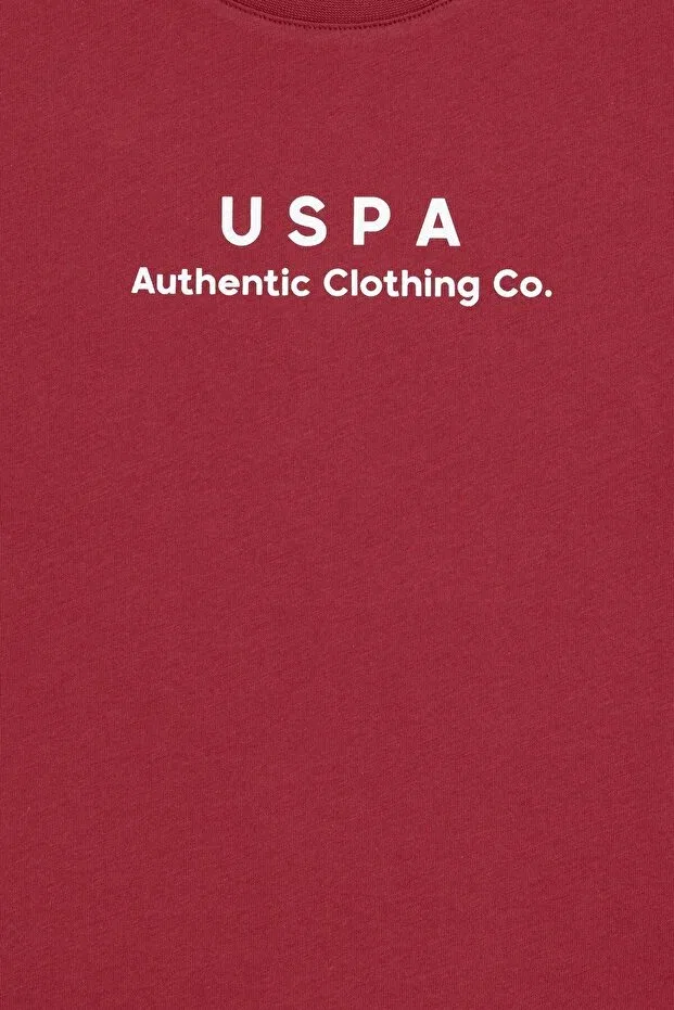 Детская футболка для мальчиков хлопковая U.S. Polo Assn., Cherry — фото 3