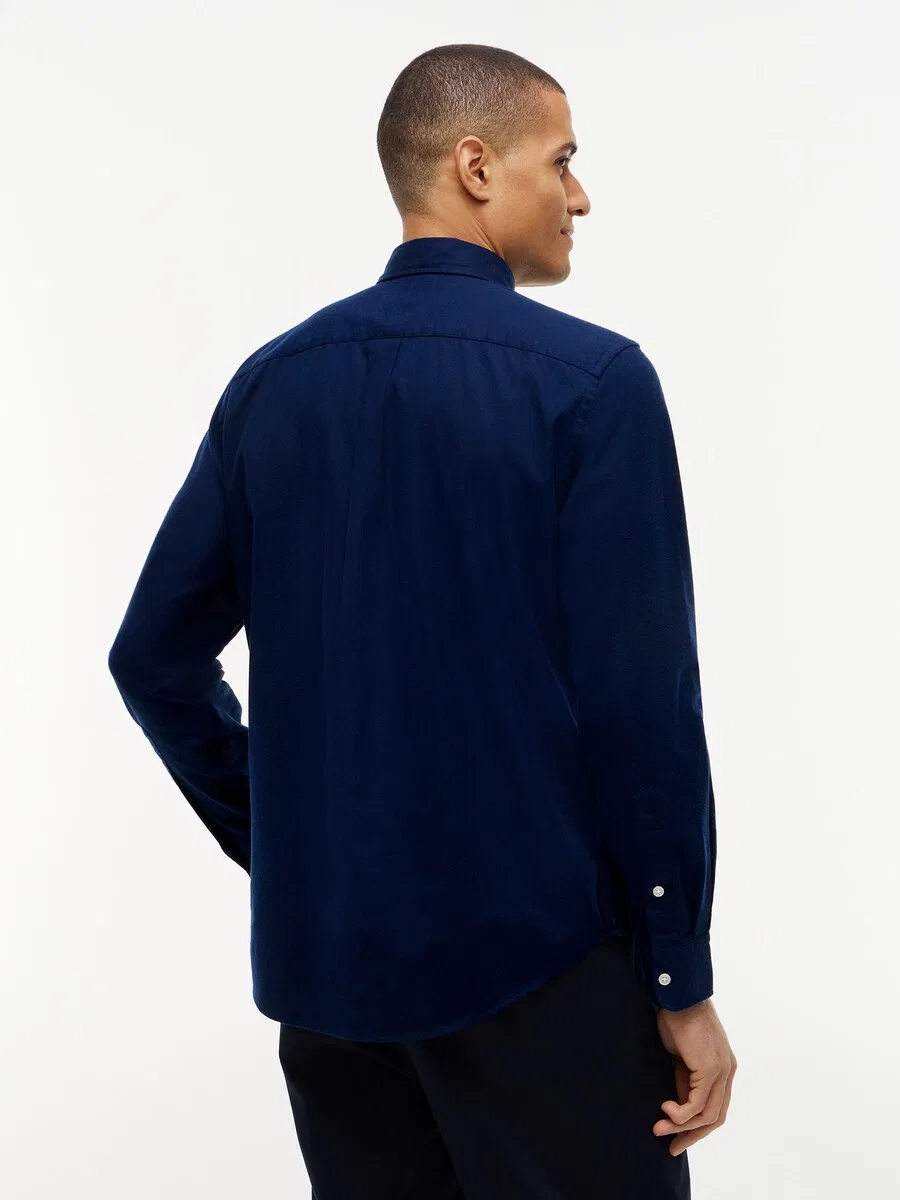 Рубашка на пуговицах TOMMY HILFIGER Comfort fit, темно-синяя — фото 3