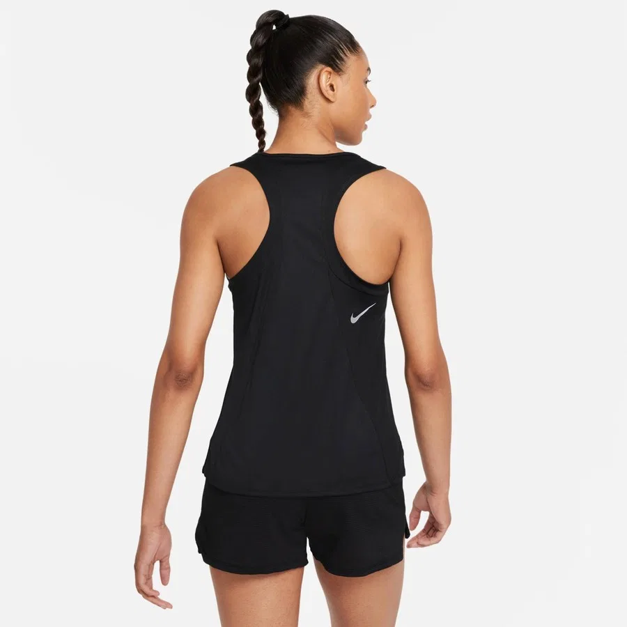 Спортивный топ без рукавов Nike Dri-Fit Race Singlet, Черный — фото 2