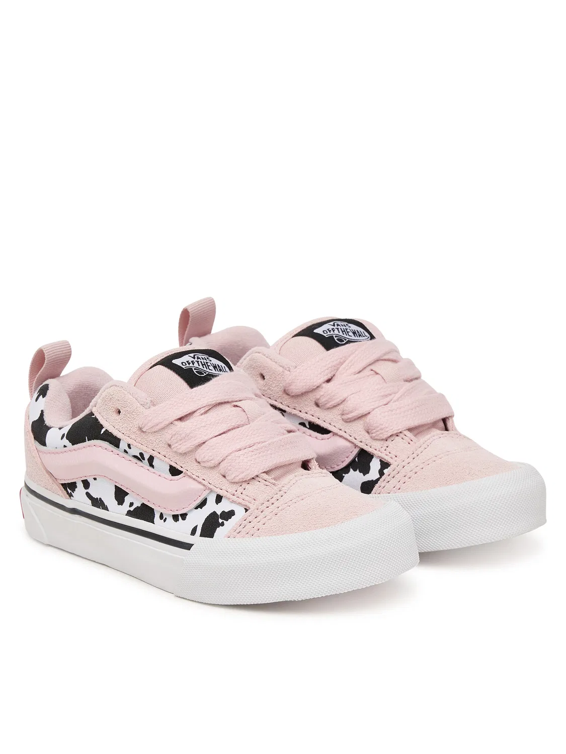 Тканевые кроссовки для девочки Knu Skool Vans, светло-розовый — фото 2