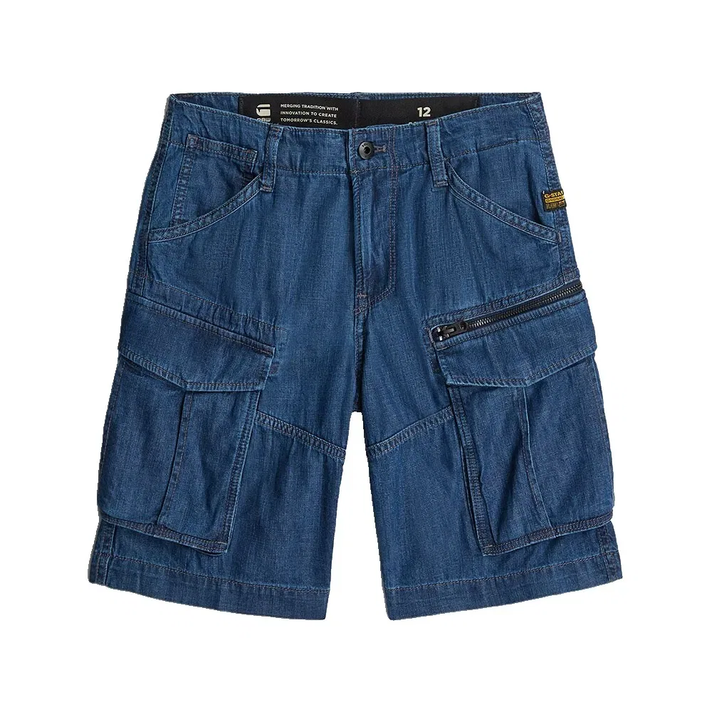 Шорты джинсовые Rovic Relaxed Fit G-Star, синий — фото 3