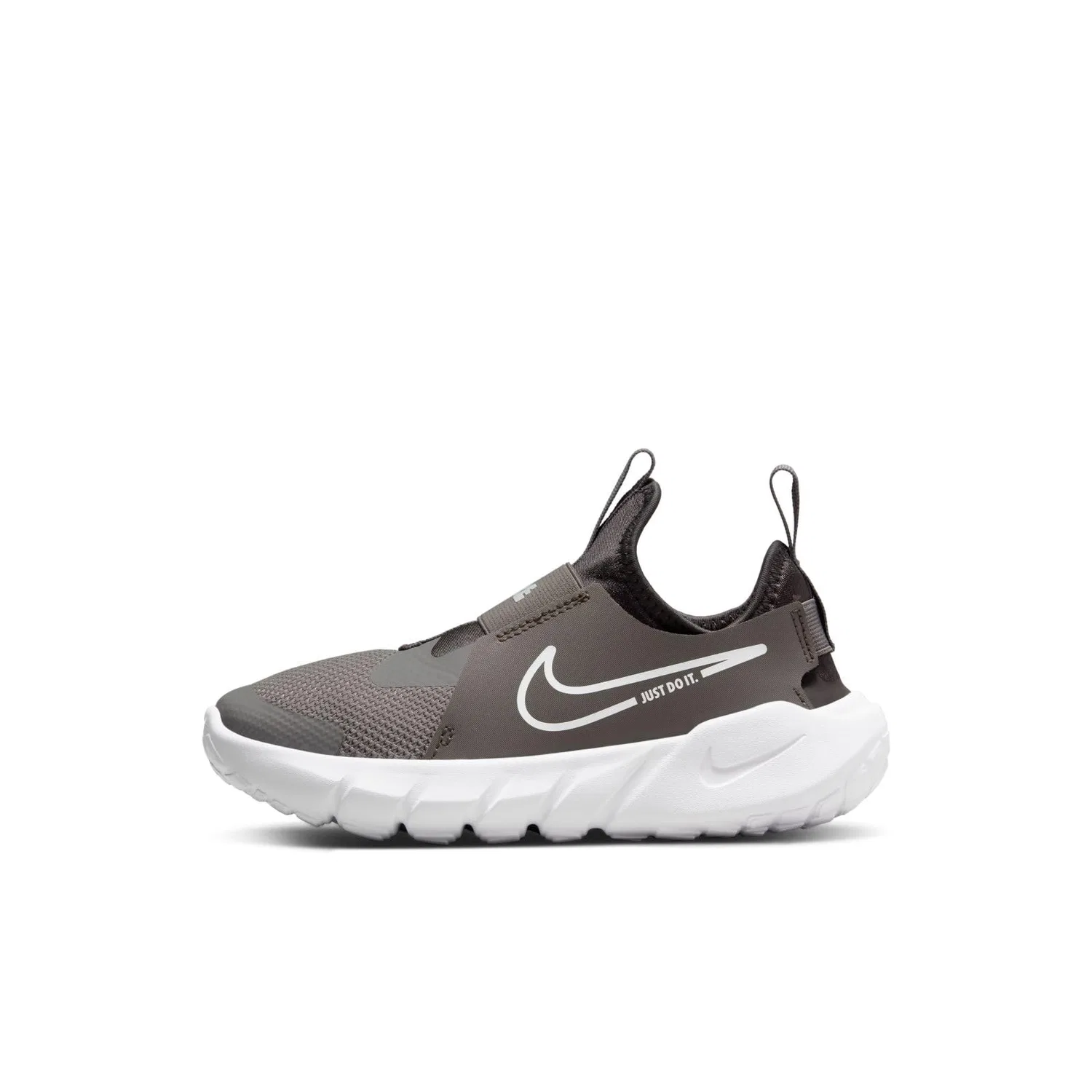 Детские кроссовки для мальчиков с гибкой подошвой Flex Runner 2 NIKE, Flat Pewter White Medium Ash Photo Blue