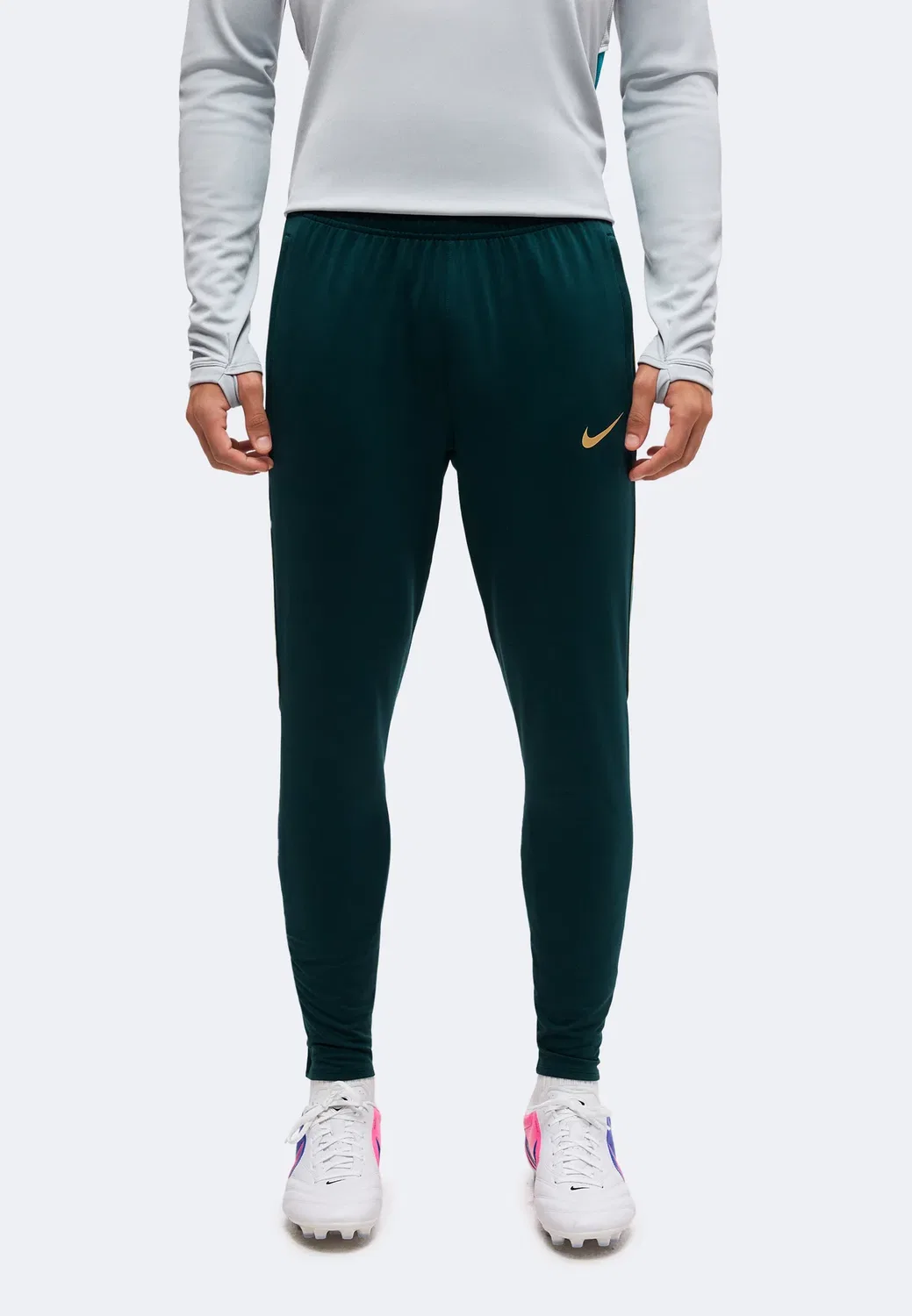 Спортивные штаны Nike Performance, Midnight Spruce/Rio Teal/Elemental Gold-Coloured
