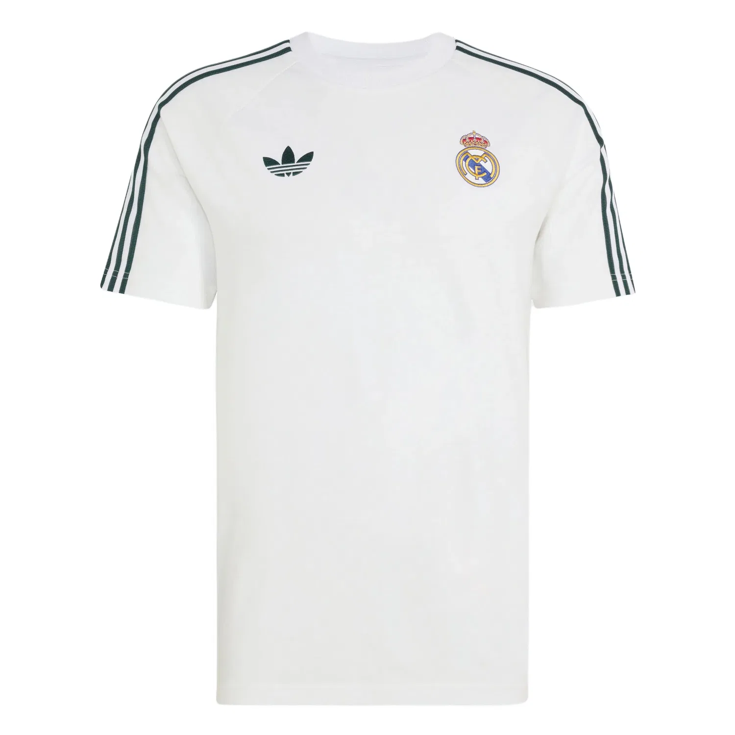 Мужская футболка с круглым вырезом Real Madrid T Shirts Adidas Originals, White
