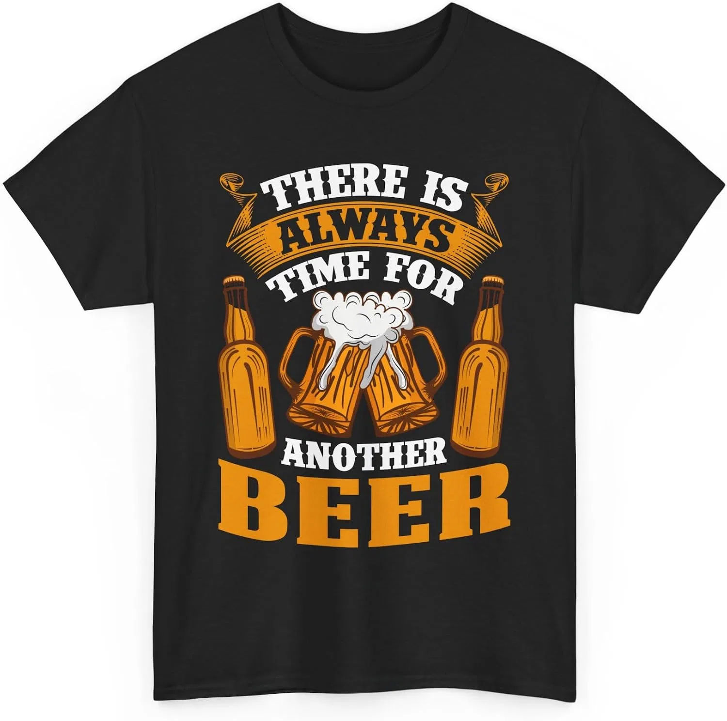 Футболка с принтом There is Always time for Another Beer, Multicolor