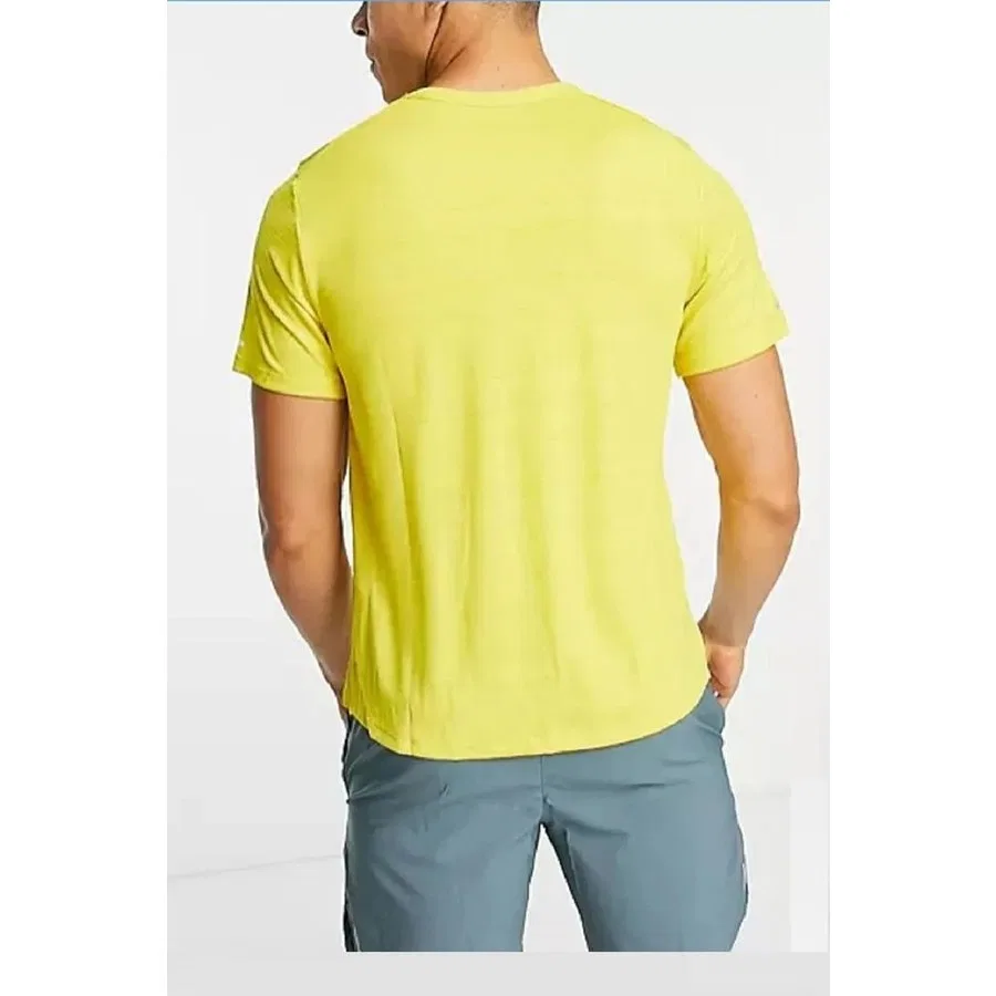 Футболка с длинным рукавом Miler Dri-Fit Nike, Желтый — фото 3