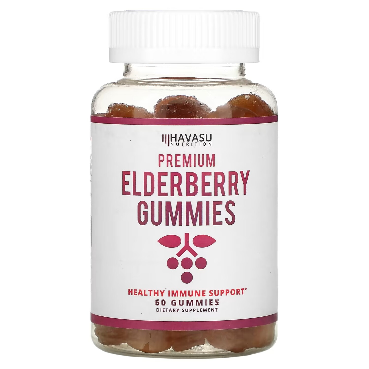 

Havasu Nutrition Premium Elderberry жевательные таблетки с бузиной, 60 шт