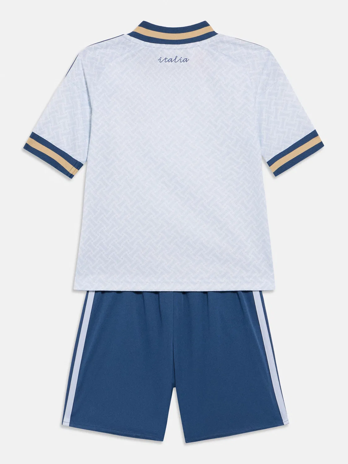 Спортивный костюм Adidas Performance стандартного кроя Italy 26 Away Kids темно-синего цвета — фото 2