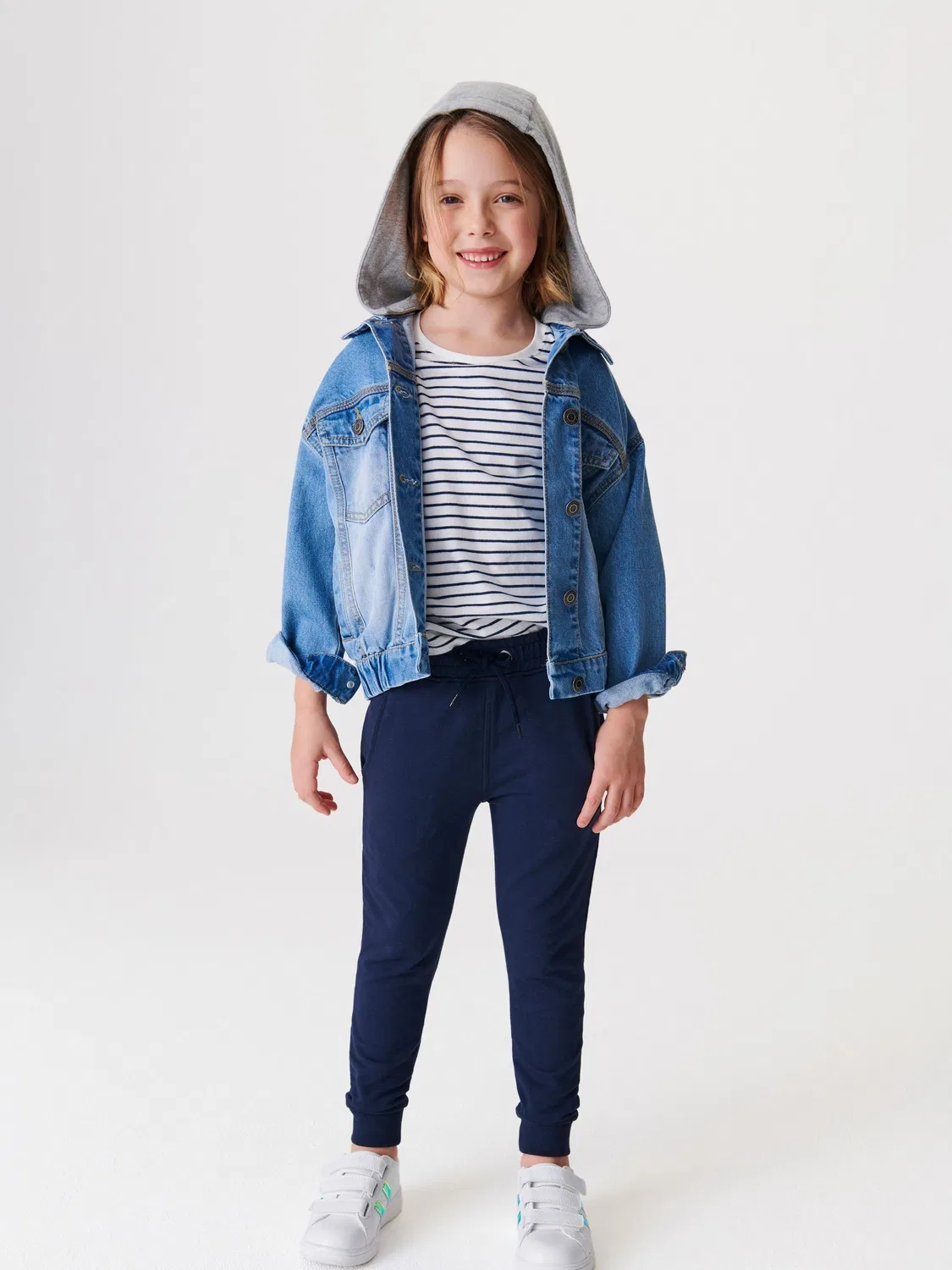 Джоггеры зауженные, модель Navy Blue Skinny Fit Next, темно-синий — фото 2