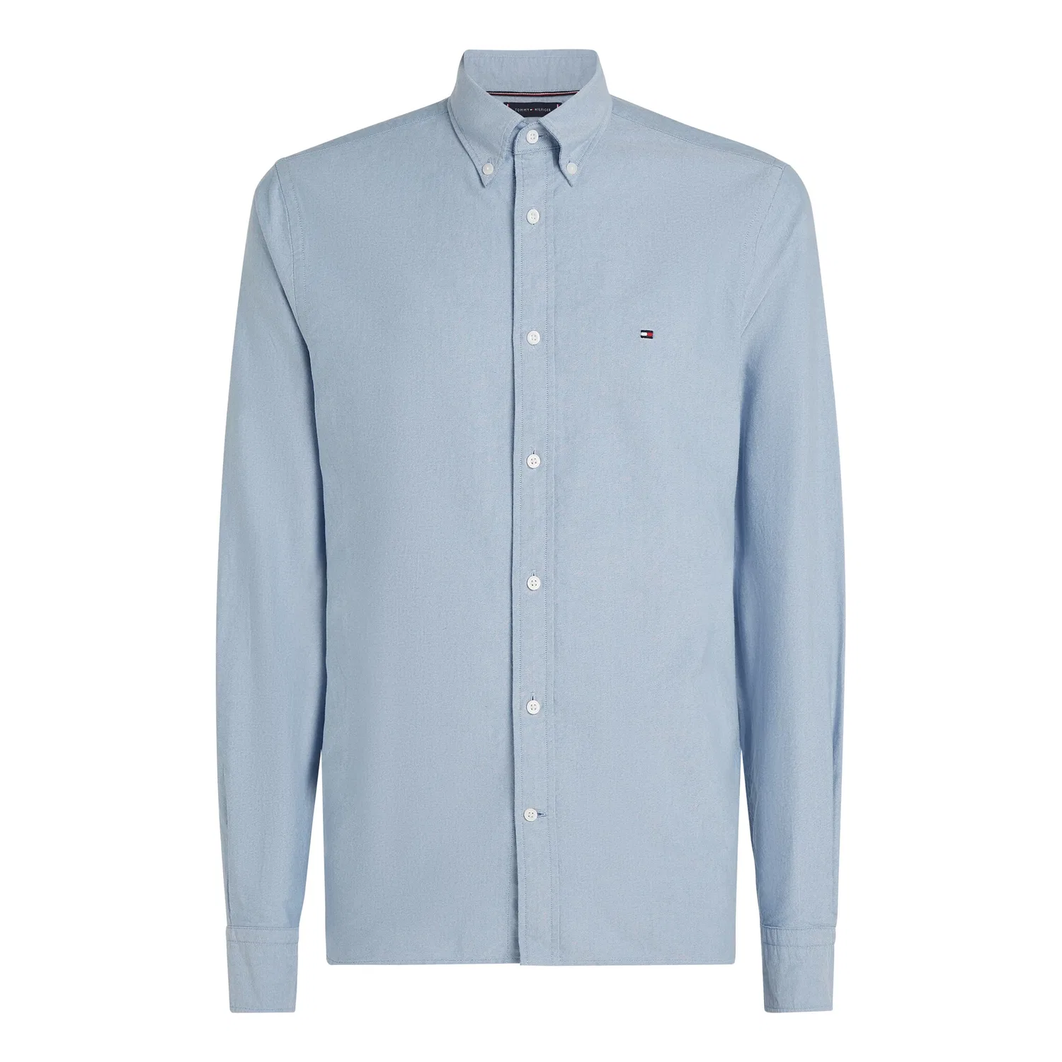 Мужская рубашка с длинным рукавом Oxford Regular Fit Tommy Hilfiger, Blue — фото 4