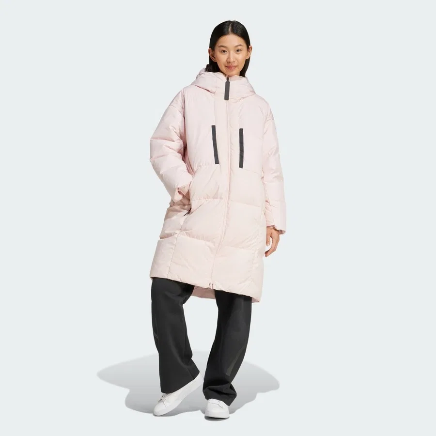 Пуховик с длинным рукавом Myshelter Down Parka adidas, Розовый