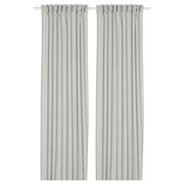 

Шторы Ikea Silverlonn Woven, 2 штуки, 145x300 см, светло-серый